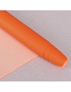 Karla-ähnlicher Stoffabschnitt 140 cm x 50 cm - Orange