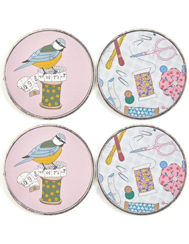 Set mit 4 Gewichten für das Nähen - Vögel