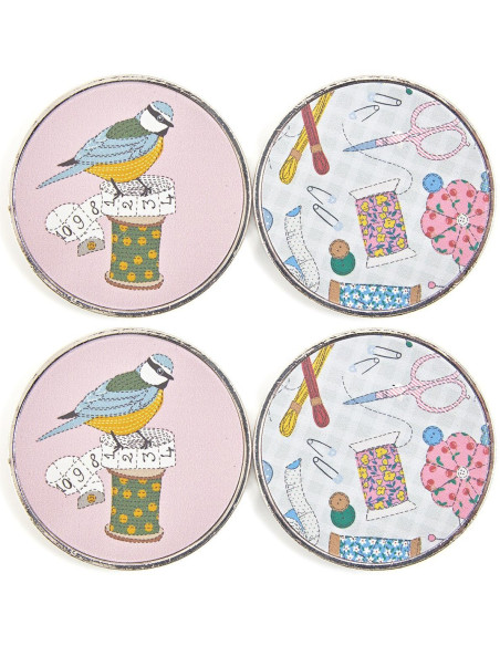 Set mit 4 Gewichten für das Nähen - Vögel
