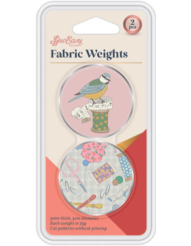 Set mit 2 Gewichten für das Nähen - Vögel