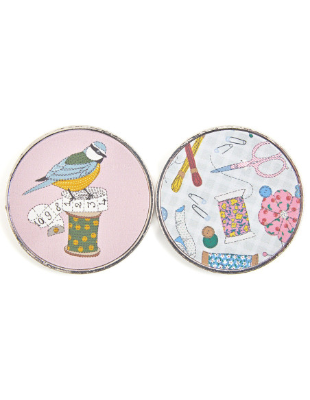 Set mit 2 Gewichten für das Nähen - Vögel