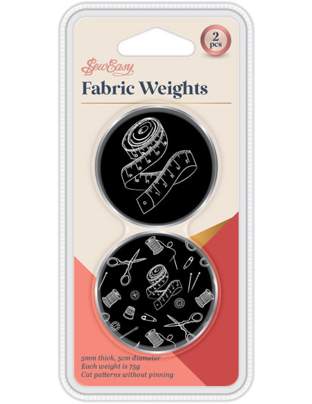 Set mit 2 Gewichten zum Nähen - Schwarz