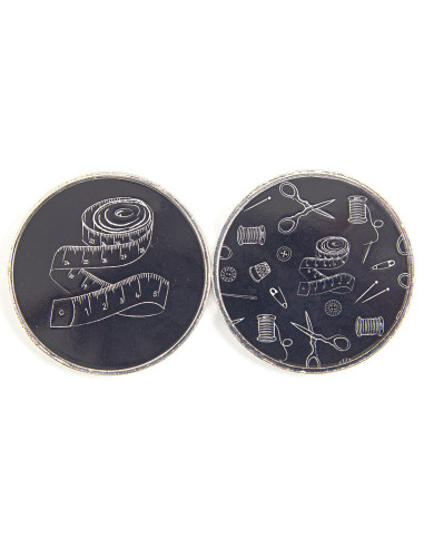 Set mit 2 Gewichten zum Nähen - Schwarz
