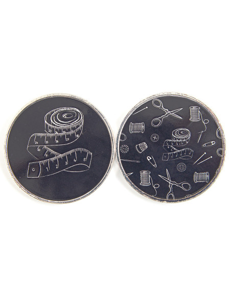 Set mit 2 Gewichten zum Nähen - Schwarz