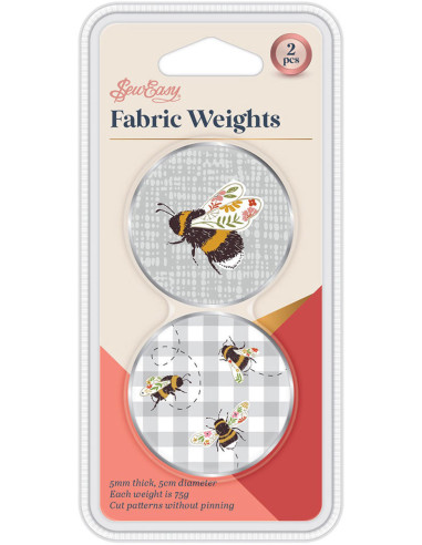 Set mit 2 Gewichten für das Nähen - Bienen