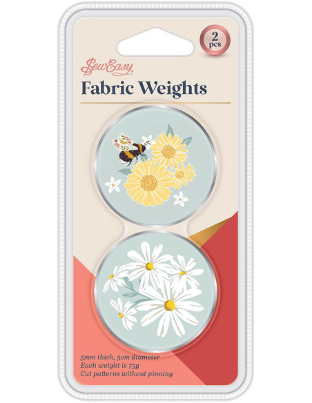 Set mit 2 Gewichten für das Nähen - Gänseblümchen