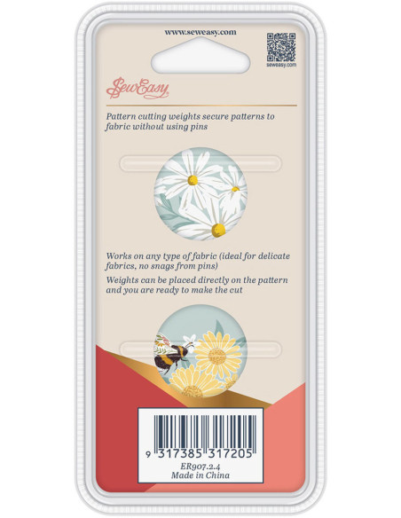Set mit 2 Gewichten für das Nähen - Gänseblümchen