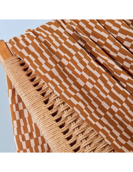 Viscosestoff Domino Ocker - Atelier Brunette
