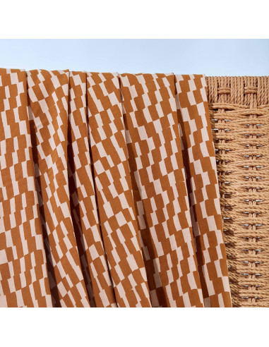 Viscosestoff Domino Ocker - Atelier Brunette
