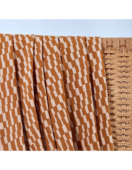 Viscosestoff Domino Ocker - Atelier Brunette