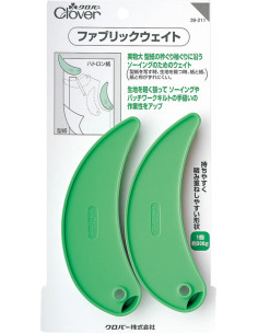 Set aus 2 Bohnenform-Gewichten für das Nähen Clover