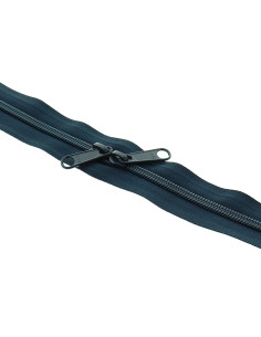 Rücken-an-Rücken-Nylonverschluss für Taschen 60 cm - Marineblau