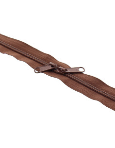 Rücken-an-Rücken-Nylonverschluss für Taschen 60 cm - Hellbraun