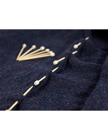 10 Stricknadeln aus Bambus