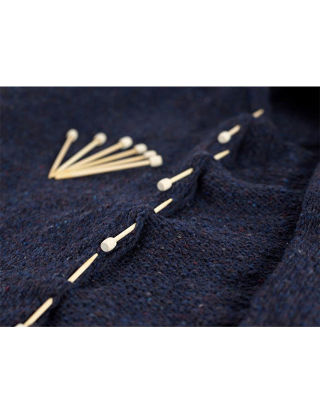 10 Stricknadeln aus Bambus