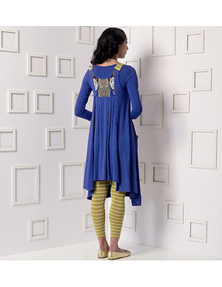 Oberteil, Kleid und Strumpfhosenmuster - Vogue 9108