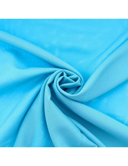 Burlington-Stoff - Aqua Blau