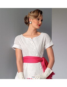 Kleid- und Gürtelmuster - Vogue 9105 2