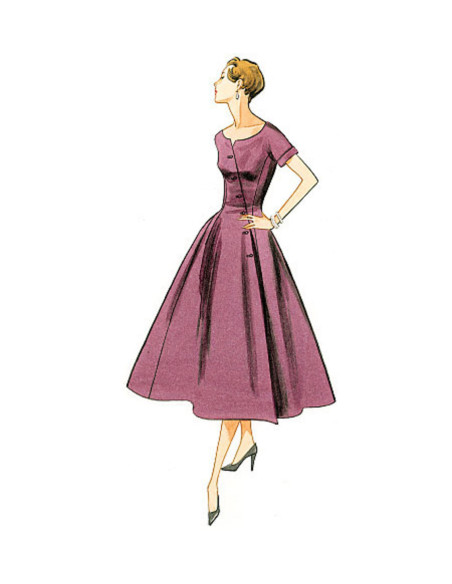 Kleid- und Gürtelmuster - Vogue 9105