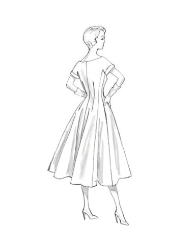 Kleid- und Gürtelmuster - Vogue 9105