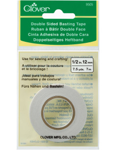 Doppelseitiges Nähband Clover 12 mm x 7 m