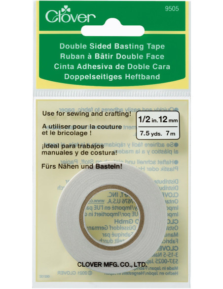 Doppelseitiges Nähband Clover 12 mm x 7 m