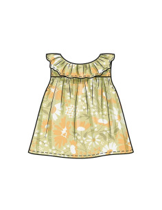 Oberteil, Höschen und Hut Schnittmuster - Butterick 6935 2