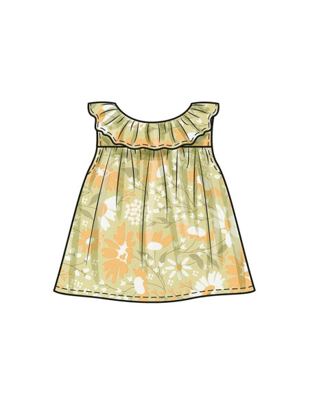 Oberteil, Höschen und Hut Schnittmuster - Butterick 6935