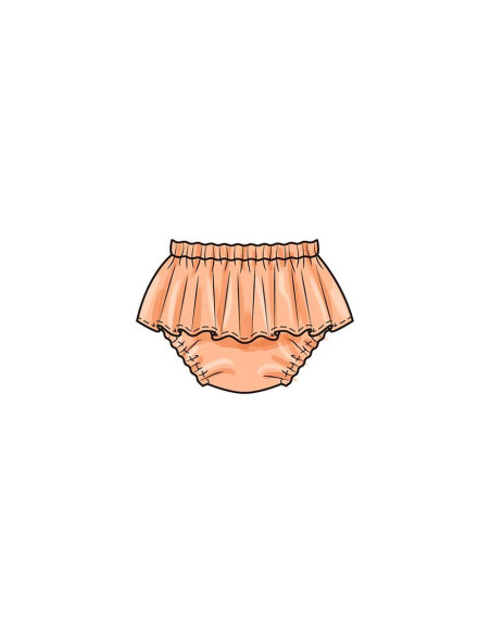 Oberteil, Höschen und Hut Schnittmuster - Butterick 6935
