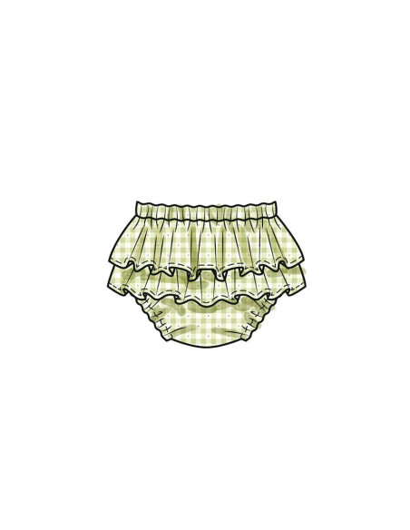 Oberteil, Höschen und Hut Schnittmuster - Butterick 6935