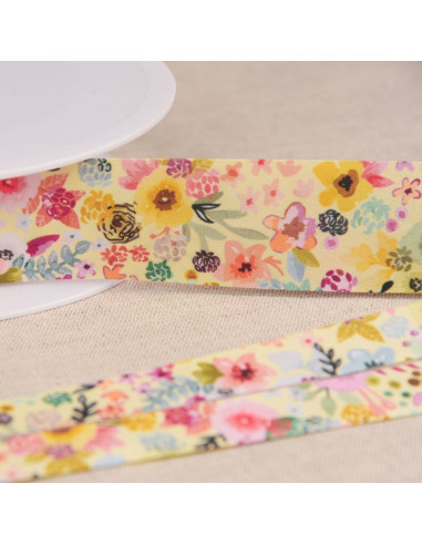 Blumenmuster - Gelb