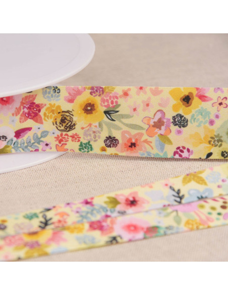 Blumenmuster - Gelb