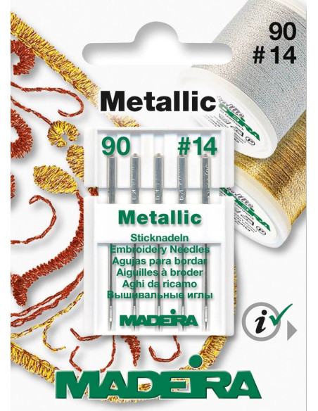Maschinennähnadeln Madeira Metallic