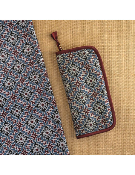 Etui für doppelte Stricknadeln Ajrak Lantern Moon