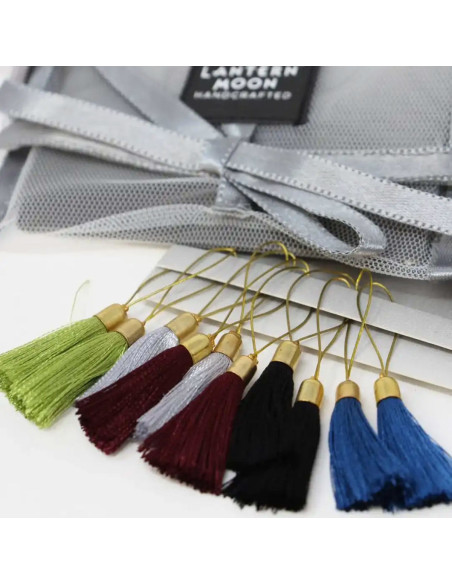 Set mit 10 Pompon-Maschenmarkierern von Lantern Moon