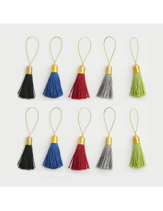 Set mit 10 Pompon-Maschenmarkierern von Lantern Moon 2