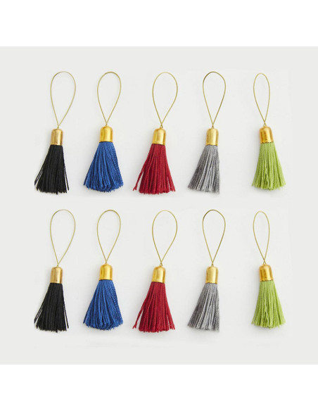 Set mit 10 Pompon-Maschenmarkierern von Lantern Moon