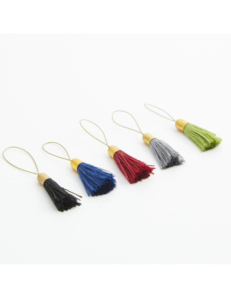 Set mit 10 Pompon-Maschenmarkierern von Lantern Moon
