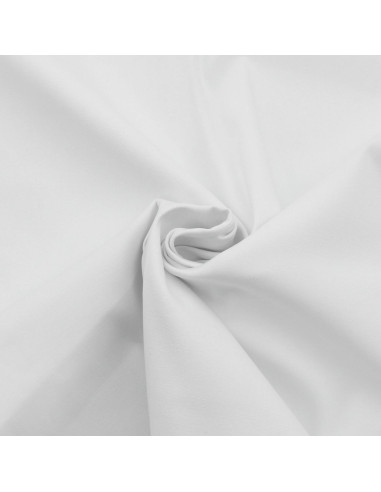 Stretch-Baumwollgabardine - Weiß