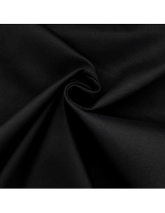 Stretch-Baumwollgabardine - Schwarz