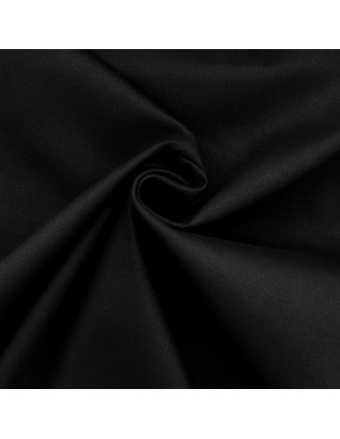 Stretch-Baumwollgabardine - Schwarz