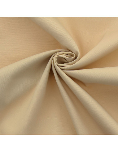 Stretch-Baumwollgabardine - Champagner