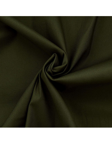 Stretch-Baumwollgabardine - Moosgrün