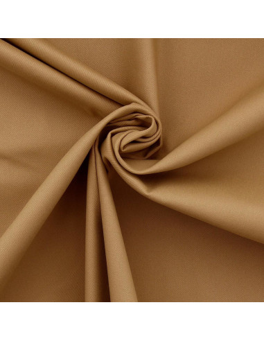 Stretch-Baumwollgabardine - Goldbeige
