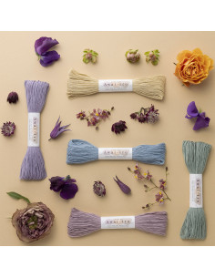 Pastell Sashiko Garn Awai Iro Olympus 40 m