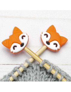 Maschenstopper für Stricknadeln - Fuchs