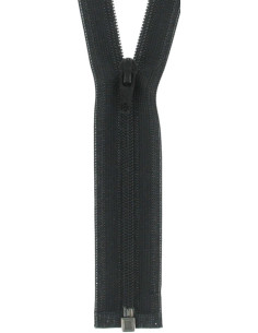 Superfeiner teilbarer Nylon-Reißverschluss - Schwarz