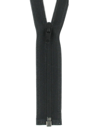 Superfeiner teilbarer Nylon-Reißverschluss - Schwarz