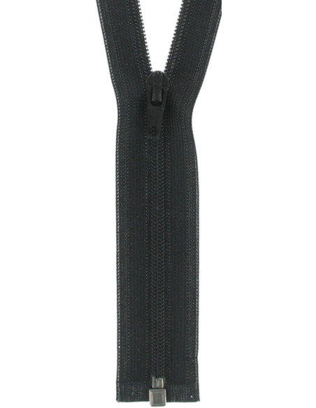 Superfeiner teilbarer Nylon-Reißverschluss - Schwarz