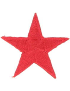 Aufbügelbarer Aufnäher roter Stern
